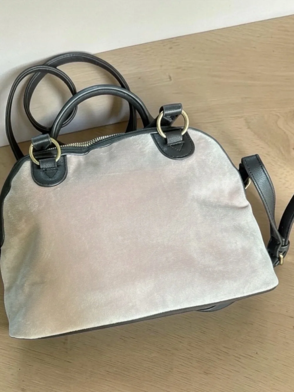 Juicy Couture Pastel Pink Brown Y2K Satchel Bag NEW